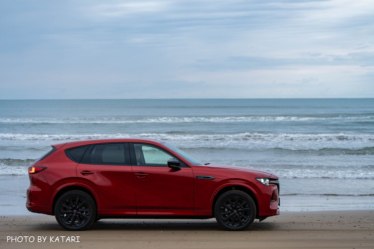 砂浜のCX-60