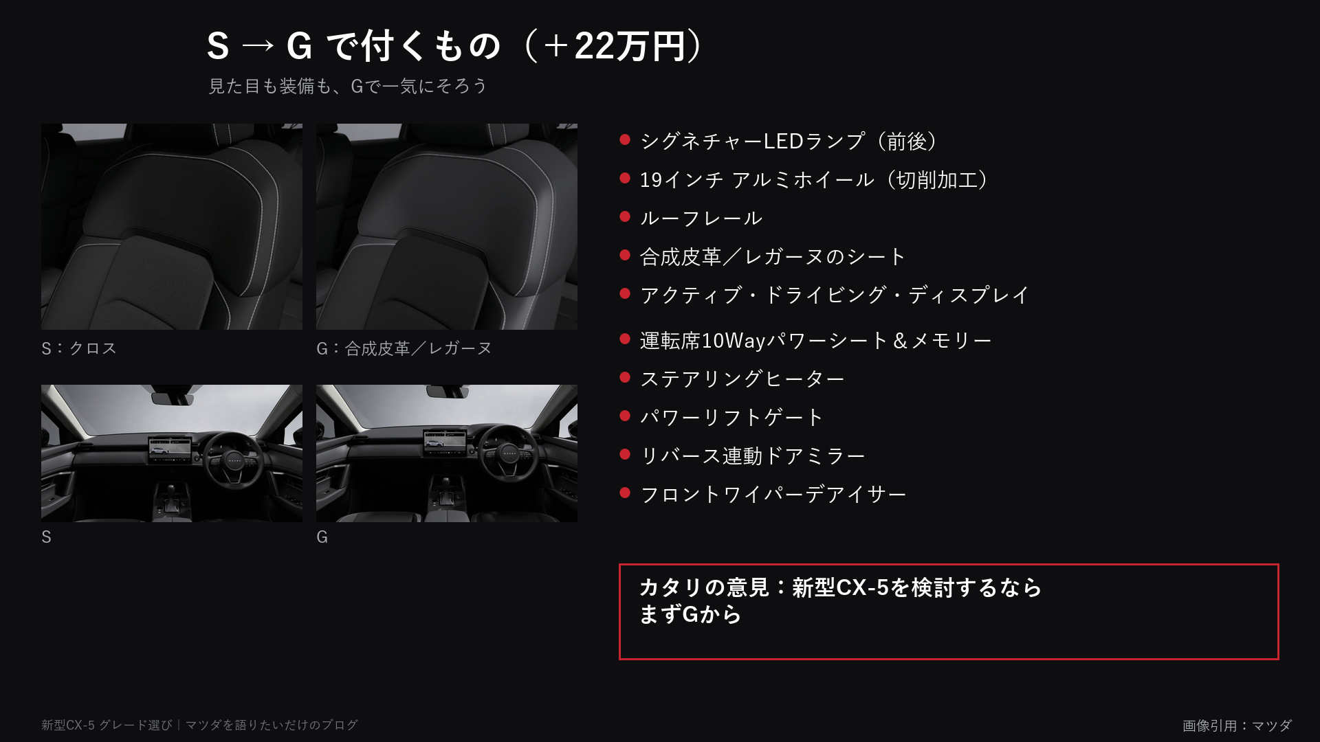 SからGで付く装備