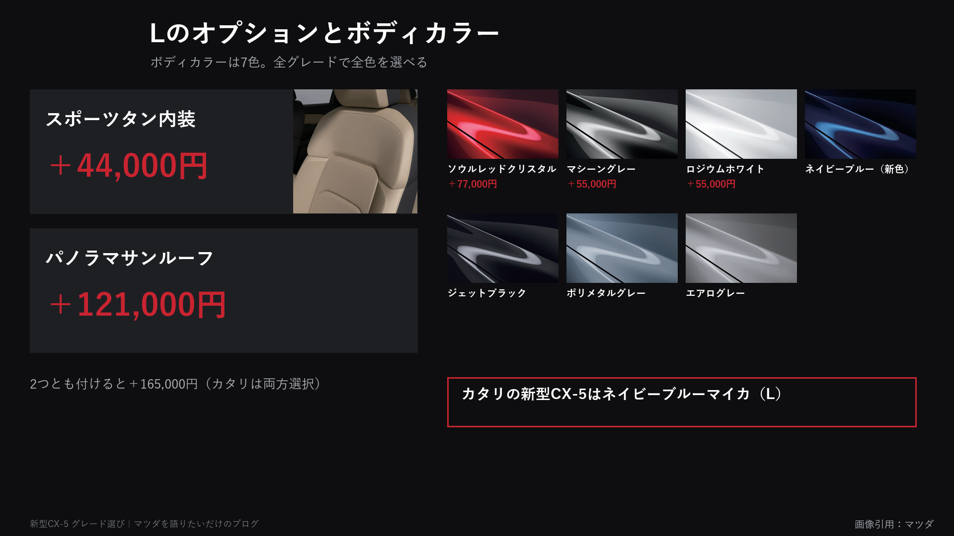 Lのメーカーオプション