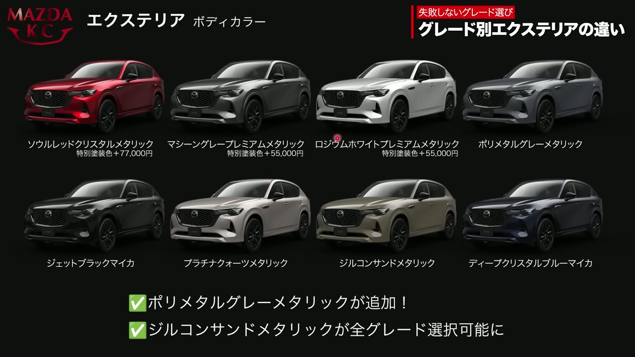 CX-60のボディカラー