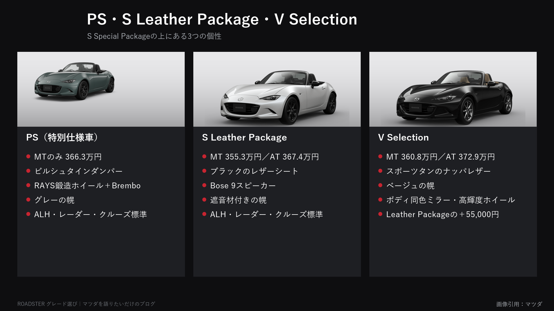 PS・S Leather Package・V Selection